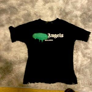 Black & Green palm angels T-Shirt